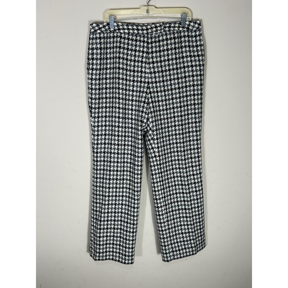 Talbots Tweed Dress Pants Womens 16 Gray Wool Lined Winter Career Work - Picture 2 of 11